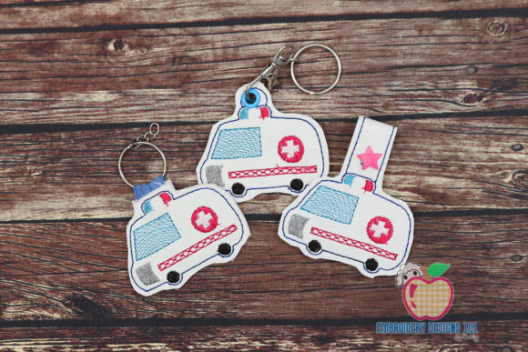 Ambulance ITH Keyfob: A Designer's Review for Personalized Gifts