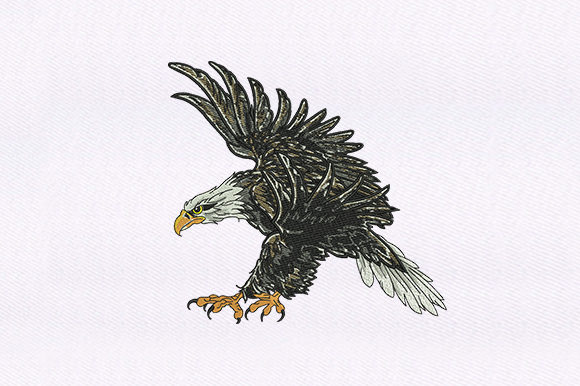 Descending Eagle Design: A Professional Embroidery Review