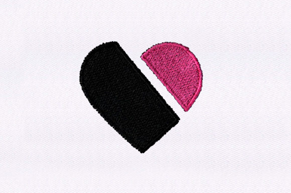 Pink Black Heart Review for Seasonal Embroidery Projects