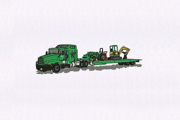 Transporting Truck: A Seasonal Embroidery Design Review